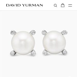 David Yurman Pearl Earrings